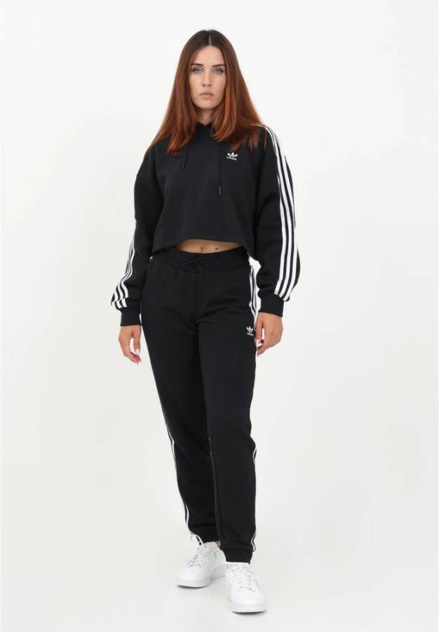 adidas Originals Zwarte sportieve sweatpants Zwart Dames