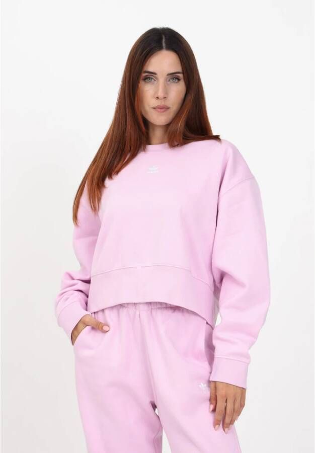 adidas Originals Dames Adicolor Essentials Sweatshirt Roze Dames
