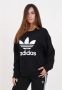 Adidas Originals Zwarte Trui met Wijde Silhouet en Authentiek Logo Zwart Dames - Thumbnail 3
