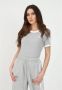 Adidas Originals Grijze Sportieve T-shirt voor Dames Grijs Dames - Thumbnail 3