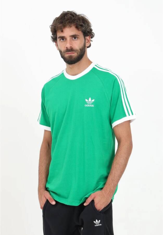 adidas Originals Groene Adicolor Classics 3-Stripes T-shirt Groen Heren