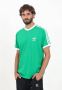 Adidas Originals Groene Adicolor Classics 3-Stripes T-shirt Green Heren - Thumbnail 3