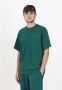 Adidas Originals Heren Groen Geribbelde T-shirt Green Heren - Thumbnail 7