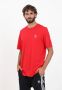 Adidas Originals Essentials T-shirt T-shirts Kleding better scarlet white maat: M beschikbare maaten:M L XL - Thumbnail 3