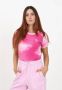 Adidas Originals Dames Rose Sunset T-Shirt Roze Dames - Thumbnail 3