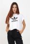 Adidas Originals Iconisch Wit Sport T-shirt voor Vrouwen White Dames - Thumbnail 6