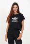 Adidas Originals Sportieve Dames Crop Tee Zwart Black Dames - Thumbnail 3