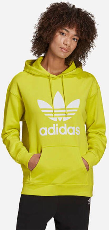 adidas Originals Trefoil hoodie He6950 Geel Dames