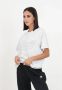 Adidas Originals Velvet Logo Wit T-shirt voor Dames White Dames - Thumbnail 1