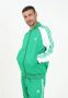 Adidas Originals Groene Zip-Up Sweatshirt met Colorblock Mouwen Groen Heren - Thumbnail 7