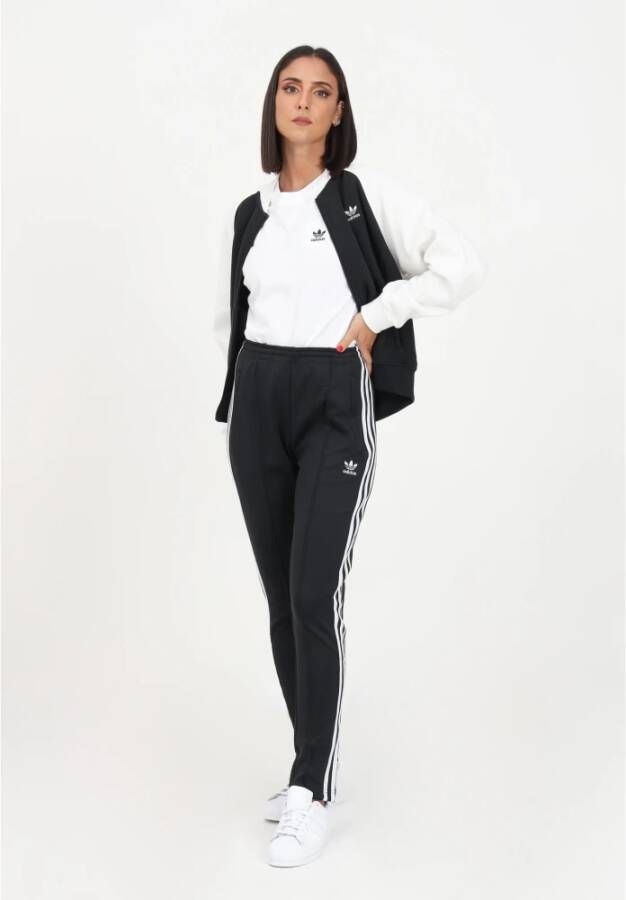 adidas Originals Zwarte sportieve broek voor dames Zwart Dames