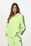 Adidas Future Icons 3-Stripes Full-Zip Hoodie voor vrouwen Green Dames - Thumbnail 2