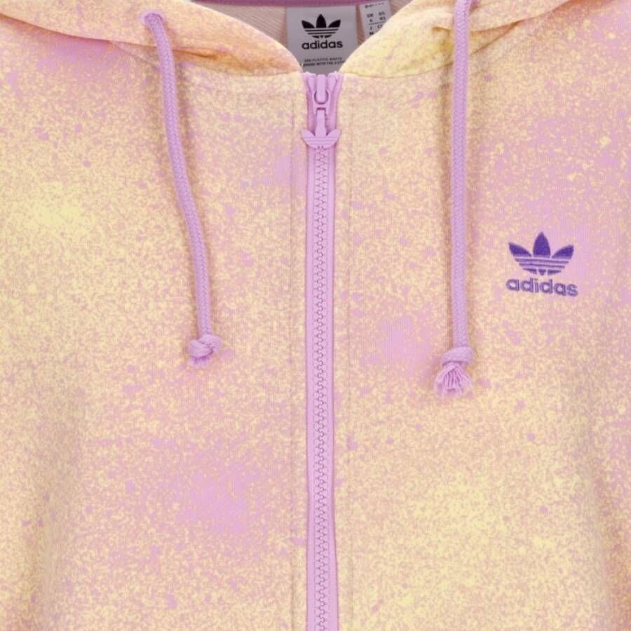 Adidas Rits Hoodie Bliss Lilac Bijna geel Pink Dames