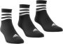 Adidas Sportswear 3-streifen Ankle Sokken Middellang black white maat: 40-42 beschikbare maaten:37-39 40-42 - Thumbnail 3