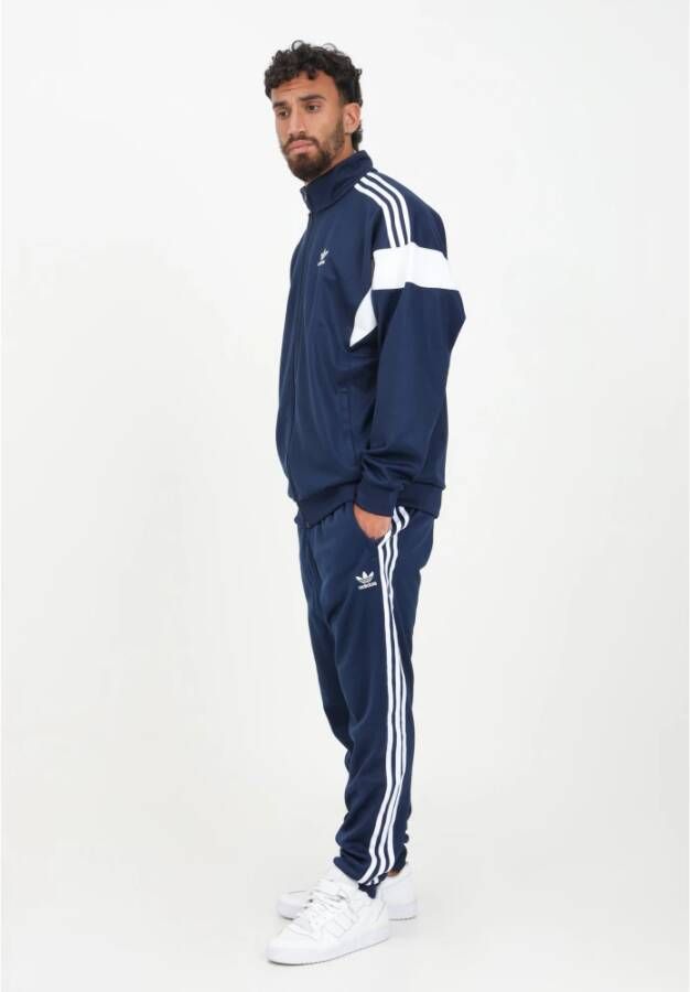 Adidas Blauwe sportbroek voor heren Blauw Heren