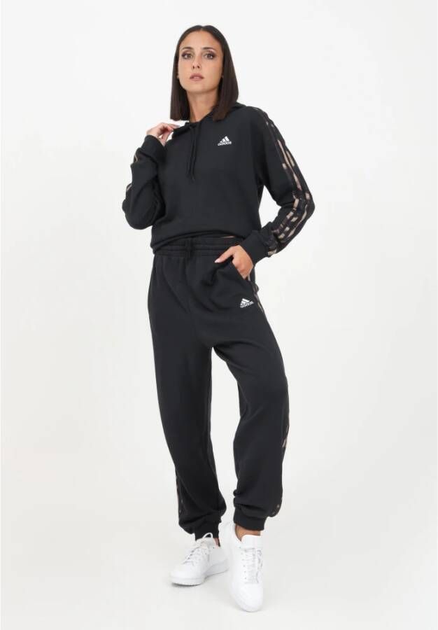 Adidas Vibapop 3-Stripes Sweatpants voor dames Zwart Dames