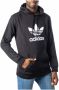 Adidas Zwarte Trefoil Hoodie voor mannen Black Heren - Thumbnail 4