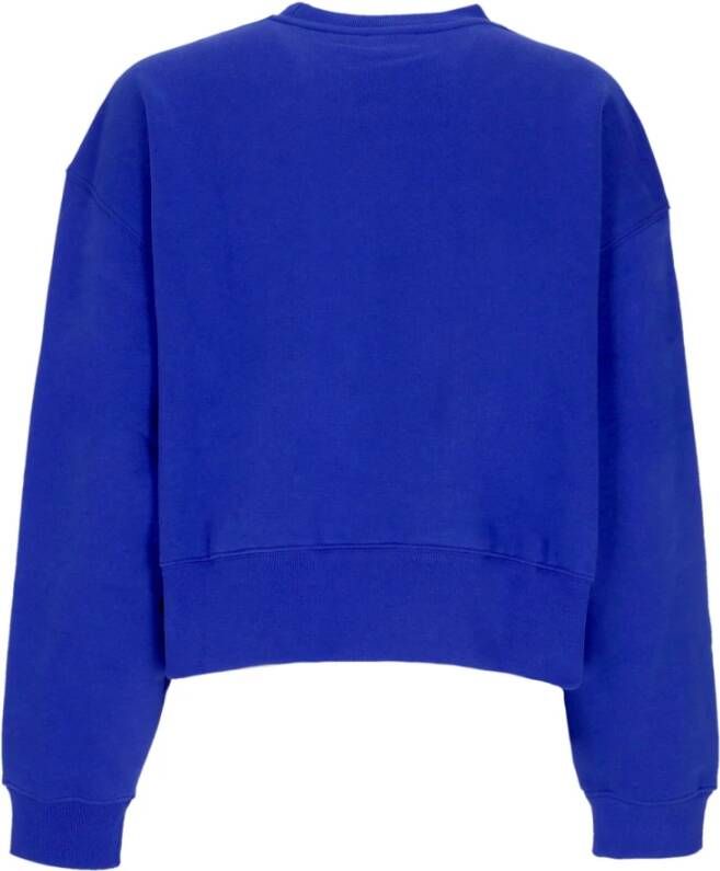 Adidas Essentiële Crewneck Sweatshirt Blauw Dames