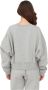 Adidas Originals Bluza Damska Administry Essentials Fleece Sweatshirt Hf7478 36 Grijs Dames - Thumbnail 4
