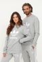 Adidas Klassieke Crewneck Sweatshirt Grijs Heather Wit Gray Heren - Thumbnail 7