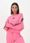 Adidas Future Icons 3-Stripes Ronde Hals Sweatshirt Roze Dames - Thumbnail 10