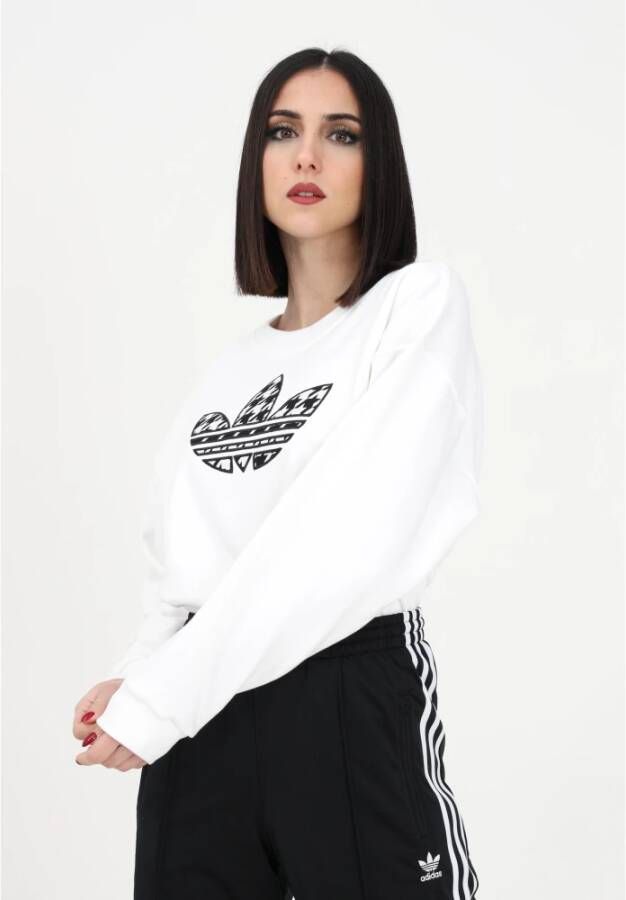 Adidas Sweatshirt Wit Dames