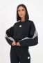 Adidas Zwarte Future Icons 3-Stripes Sweater Zwart Dames - Thumbnail 4