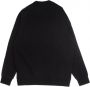 Adidas 3 Stripes Crewneck Sweatshirt voor Heren Zwart Heren - Thumbnail 2