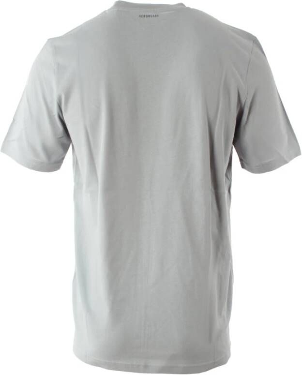 Adidas Iconisch TNS Logo Heren T-Shirt Grijs Heren