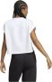 Adidas Originals Iconisch Wit Sport T-shirt voor Vrouwen White Dames - Thumbnail 4