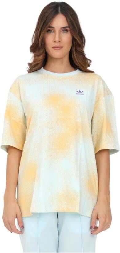 Adidas T-shirts Geel Dames