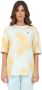 Adidas Blauw Oranje Dames T-shirt Zachte pasvorm Multicolor Dames - Thumbnail 6