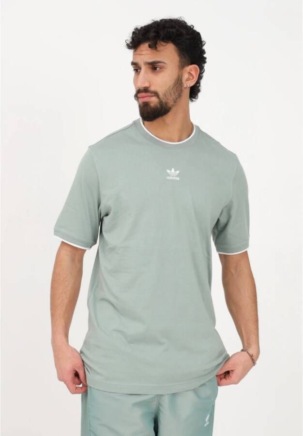 Adidas T-Shirts Groen Heren