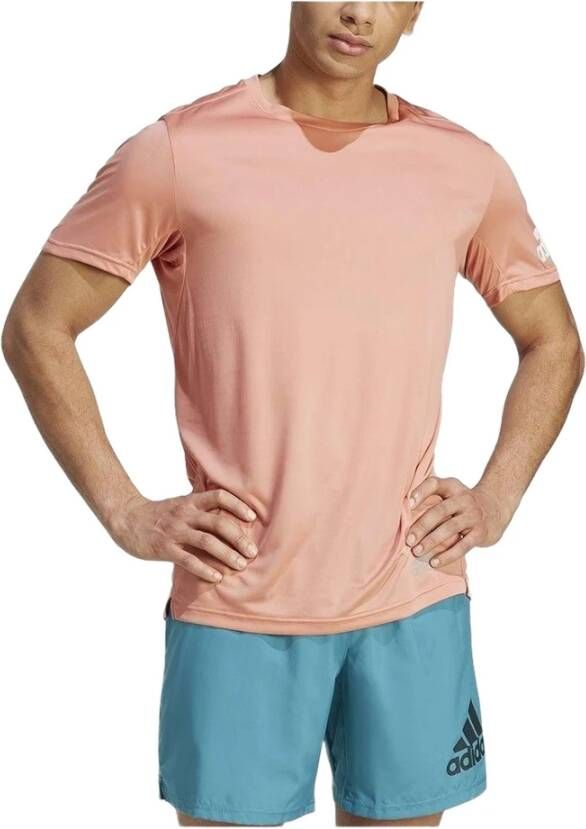Adidas T-Shirts Roze Heren