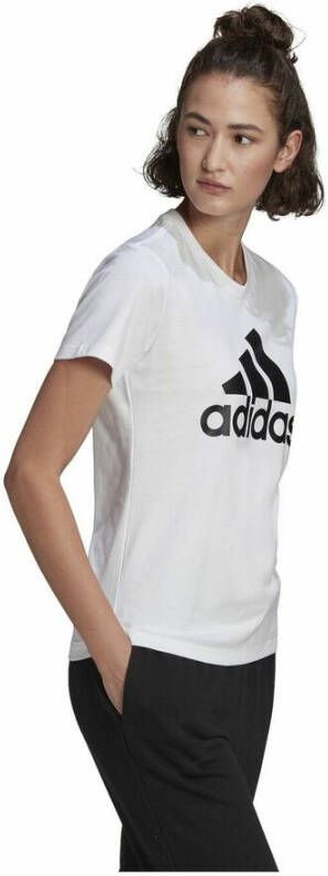 Adidas T-Shirt Klassieke Stijl Wit Dames