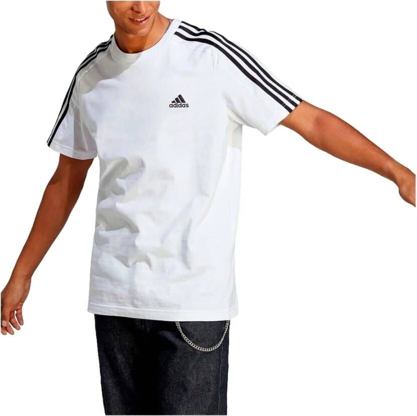Adidas Heren M 3S SJ T Shirt Wit Heren