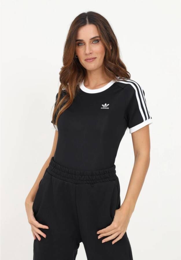 Adidas T-shirts Zwart Dames