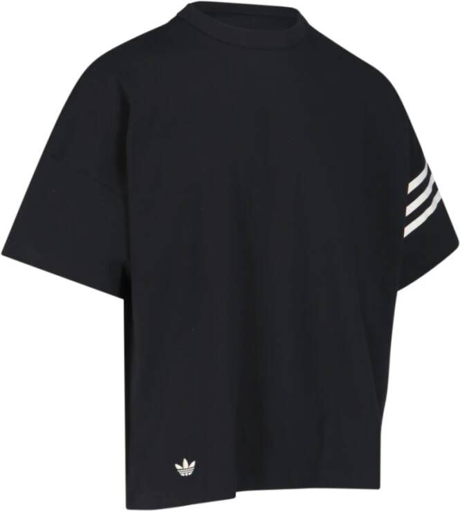 Adidas T-Shirts Zwart Heren