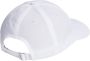 Adidas Witte Visor Hoed Essentials Aeroready Six-Pan Unisex Wit Unisex - Thumbnail 6