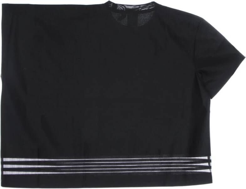 Adidas Zwart Trefoil Streetwear T-Shirt voor Dames Black Dames