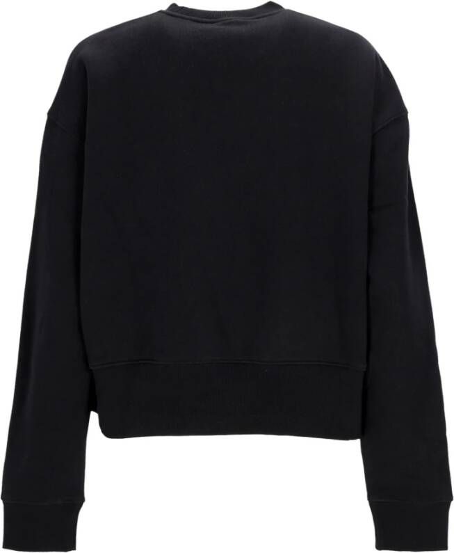 Adidas Zwarte Crewneck Sweatshirt Streetwear Collectie Zwart Heren