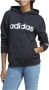 Adidas Zwarte Hoodie Essentials Linear Zwart Dames - Thumbnail 3