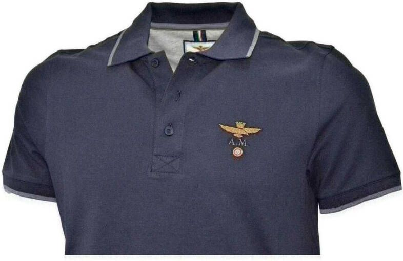 aeronautica militare Polo t-shirt Blauw Heren