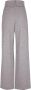 Agnona Wijde Wollen Broek Gray Dames - Thumbnail 2