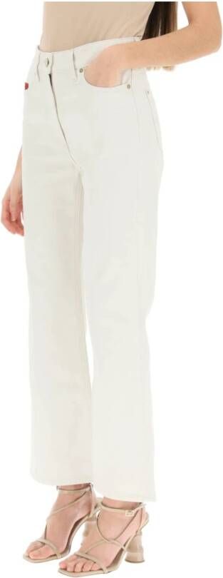 Agnona Stretch katoen kasjmier jeans Beige Dames