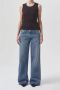 Agolde Baggy Flared Low-Rise Clara Jeans Blauw Dames - Thumbnail 2