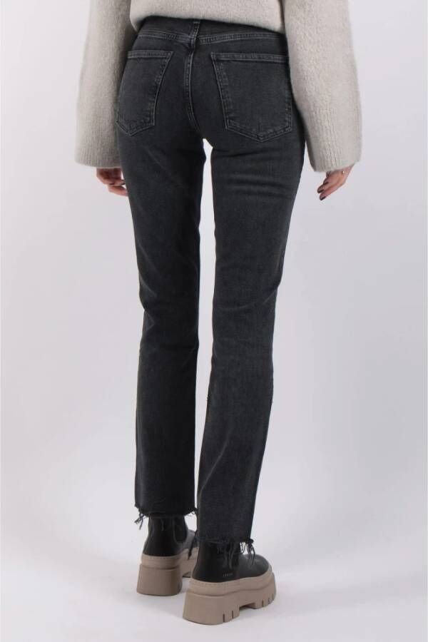 Agolde Slim-fit Jeans Zwart Dames