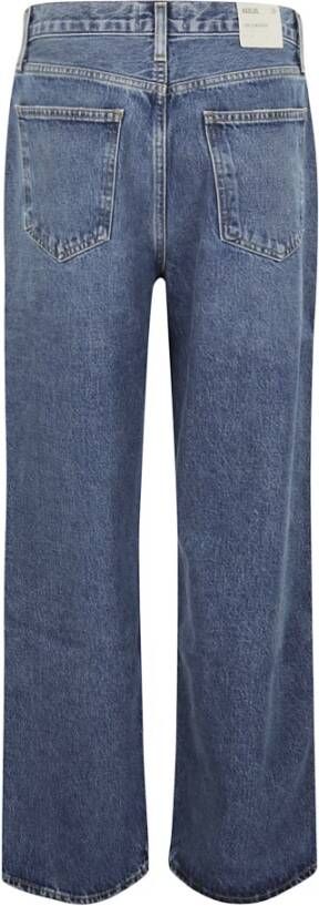 Agolde Straight Jeans Blauw Dames