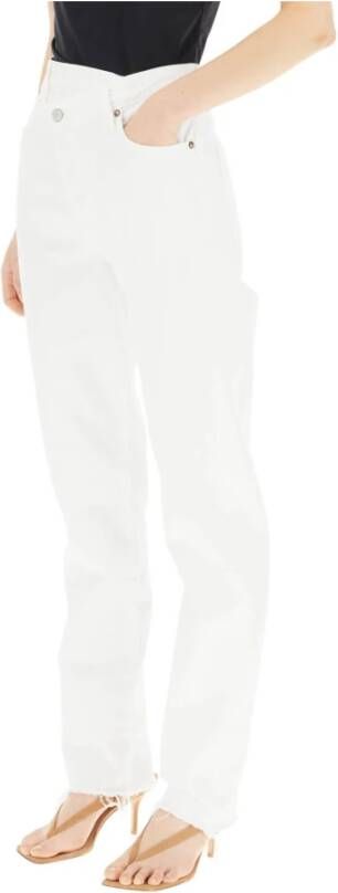 Agolde Straight Jeans Wit Dames
