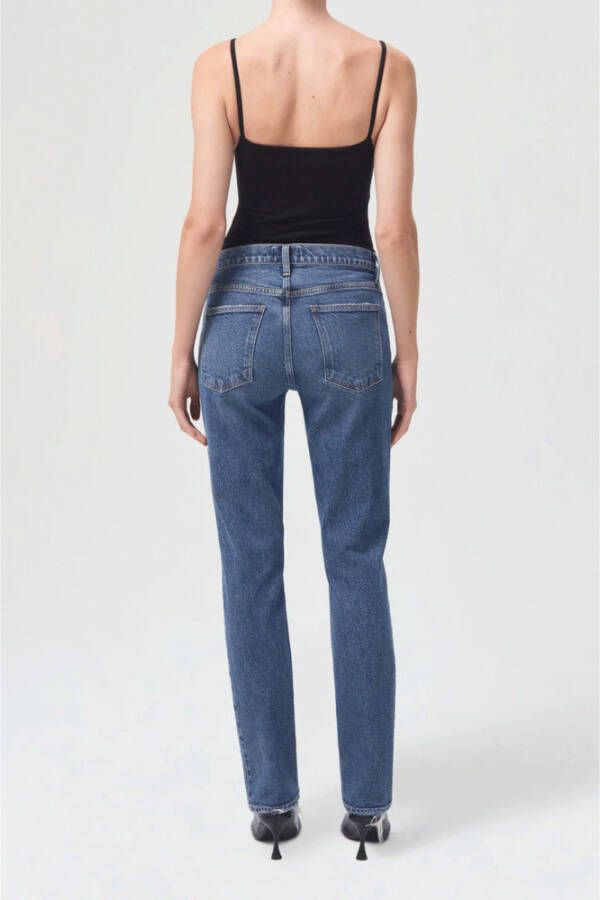 Agolde Rechte broek Blauw Dames